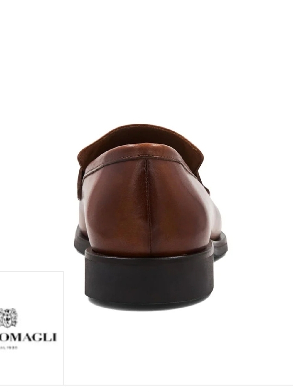 Bruno Magli Raging Leather Bit SLIP ON Loafer Cognac  MENS SIZE 11 - Picture 4 of 9
